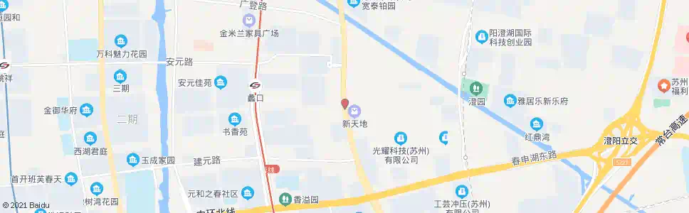 苏州新天地家具_公交站地图_苏州公交_妙搜公交查询2025