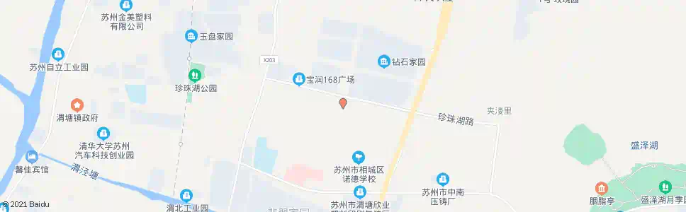 苏州钻石路珍珠湖路南_公交站地图_苏州公交_妙搜公交查询2025