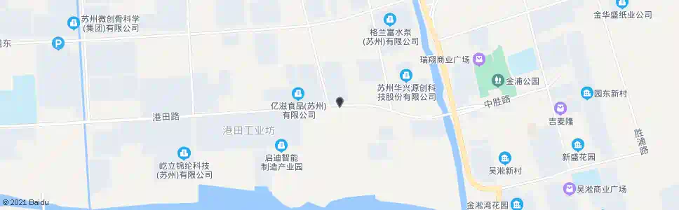 苏州港田路星龙街西_公交站地图_苏州公交_妙搜公交查询2025
