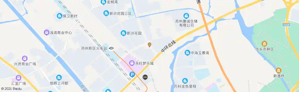 苏州水乡桥南_公交站地图_苏州公交_妙搜公交查询2025