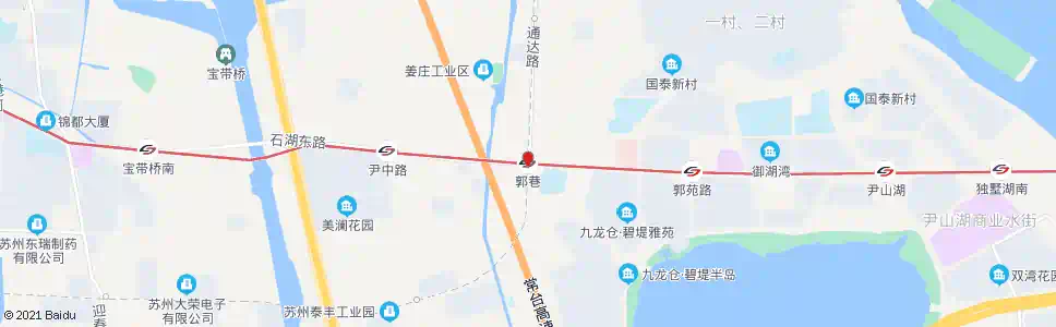 苏州郭巷_公交站地图_苏州公交_妙搜公交查询2025