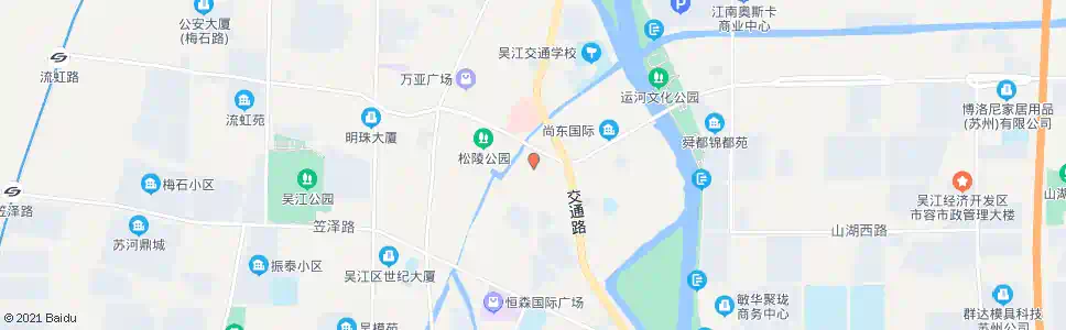 苏州垂虹景区_公交站地图_苏州公交_妙搜公交查询2025