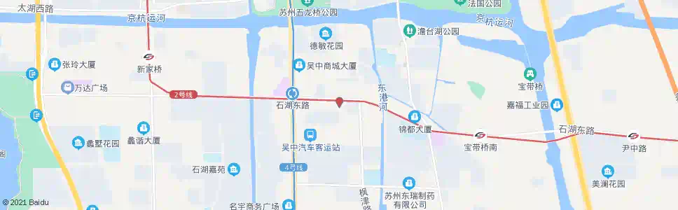 苏州石湖星城_公交站地图_苏州公交_妙搜公交查询2025
