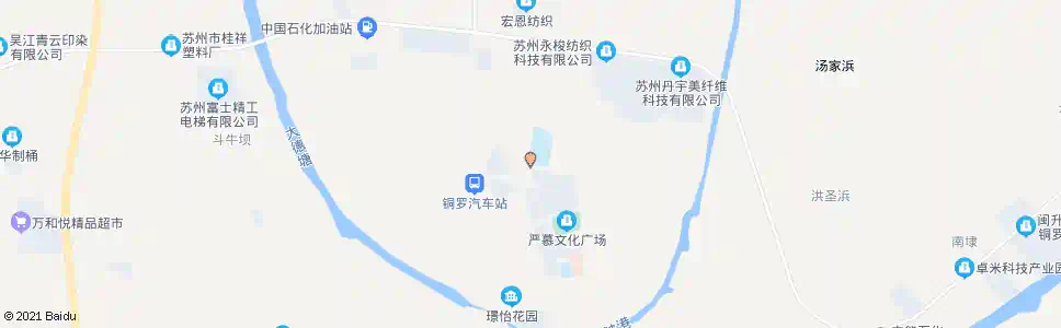 苏州铜罗社区_公交站地图_苏州公交_妙搜公交查询2025