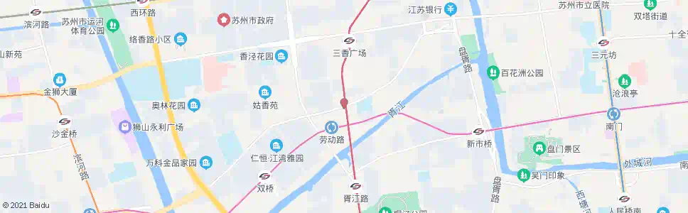 苏州银桥新村南_公交站地图_苏州公交_妙搜公交查询2025