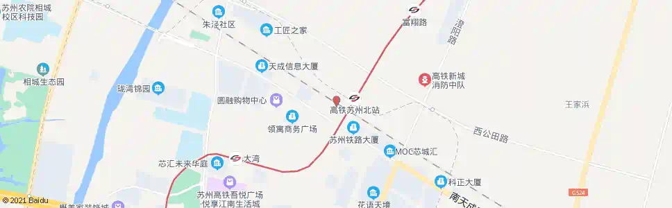 苏州乌鹊桥路北_公交站地图_苏州公交_妙搜公交查询2025