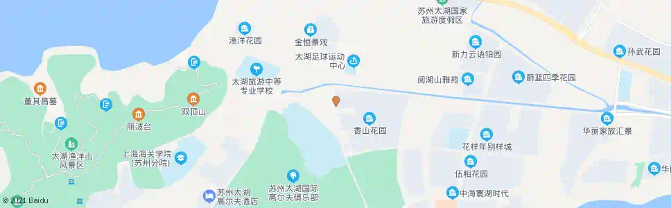 苏州香山花园西_公交站地图_苏州公交_妙搜公交查询2025