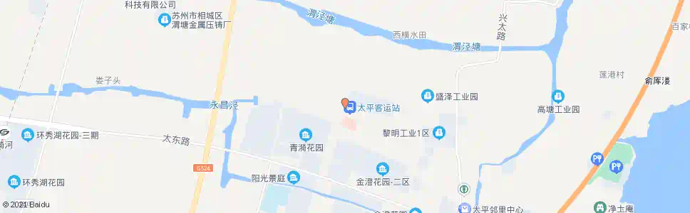 苏州太平首末站_公交站地图_苏州公交_妙搜公交查询2025
