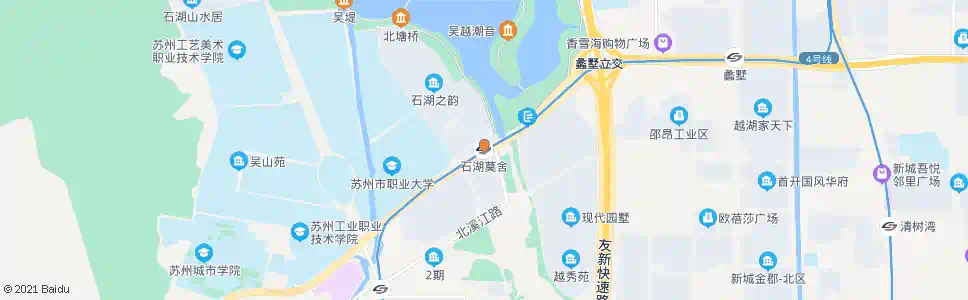 苏州石湖莫舍_公交站地图_苏州公交_妙搜公交查询2025