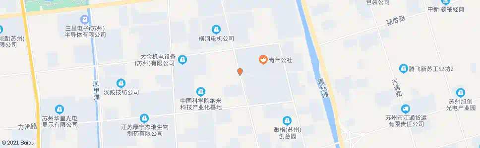 苏州青年公社西_公交站地图_苏州公交_妙搜公交查询2025