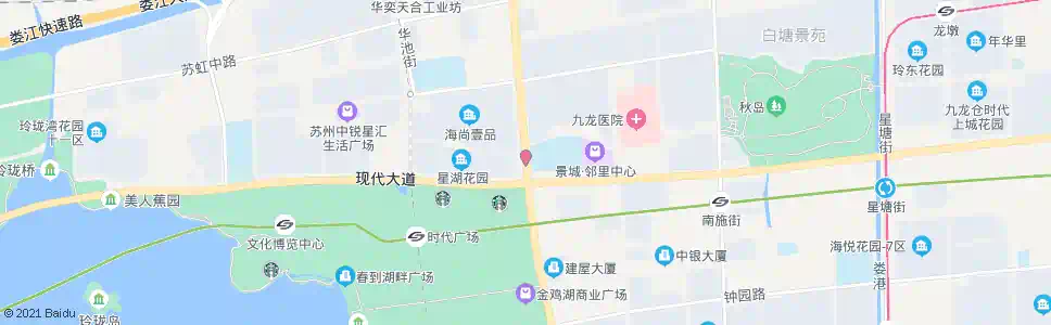 苏州景城学校_公交站地图_苏州公交_妙搜公交查询2025