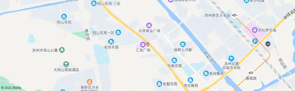 苏州汇金广场_公交站地图_苏州公交_妙搜公交查询2025