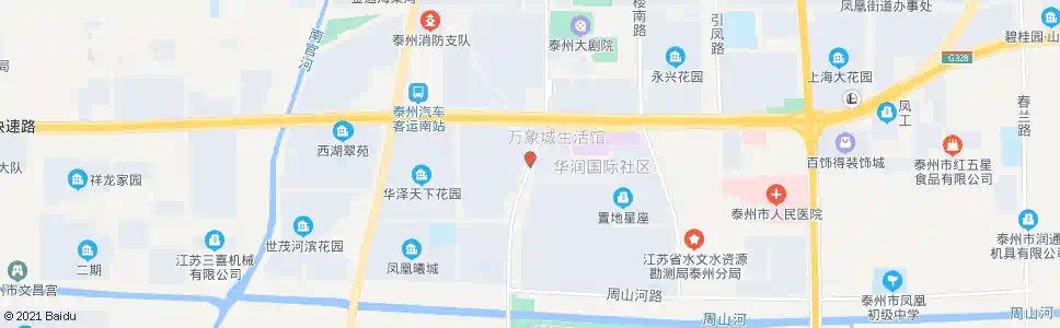 泰州海陵南路口_公交站地图_泰州公交_妙搜公交查询2025