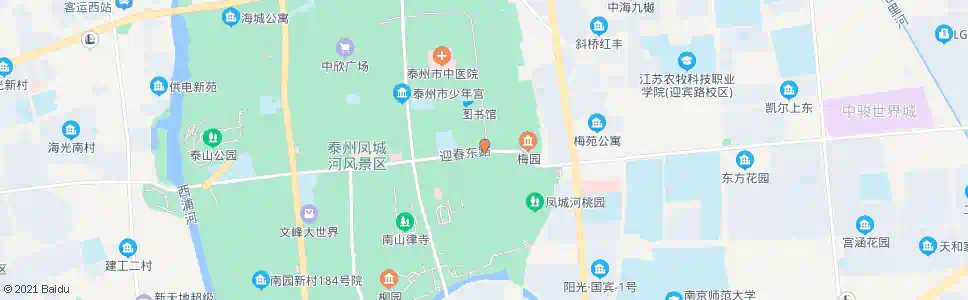 泰州人民东路口_公交站地图_泰州公交_妙搜公交查询2025
