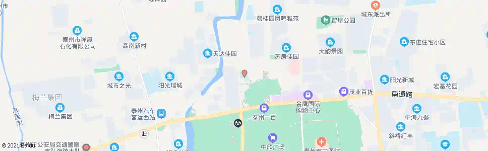 泰州沈毅中学_公交站地图_泰州公交_妙搜公交查询2025