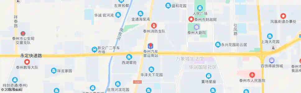 泰州青年桥南_公交站地图_泰州公交_妙搜公交查询2025