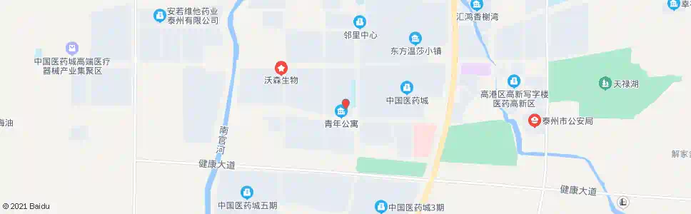 泰州怡乐食坊_公交站地图_泰州公交_妙搜公交查询2025