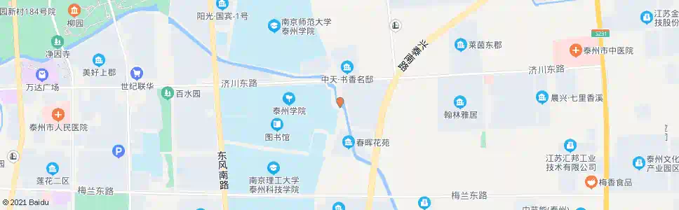泰州济川路口_公交站地图_泰州公交_妙搜公交查询2025