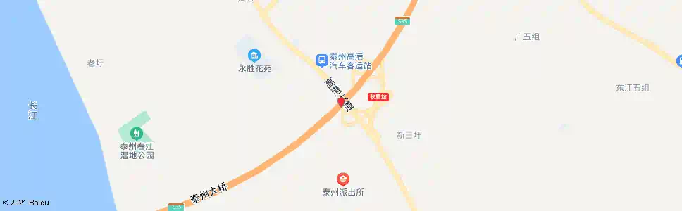 泰州运河大桥南_公交站地图_泰州公交_妙搜公交查询2025