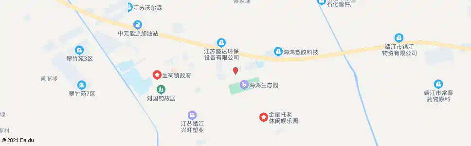 泰州同生公司_公交站地图_泰州公交_妙搜公交查询2025