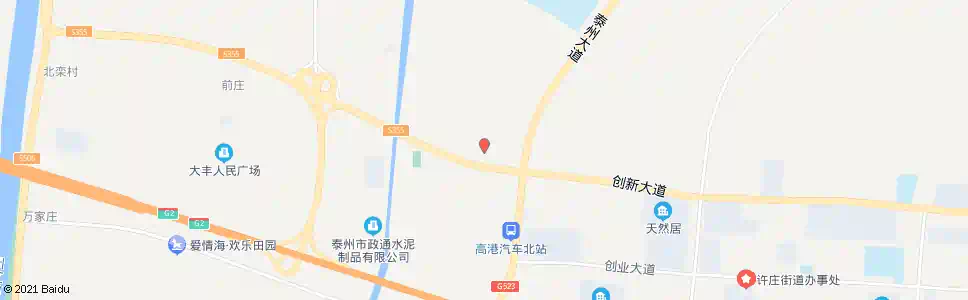 泰州新港小区_公交站地图_泰州公交_妙搜公交查询2025