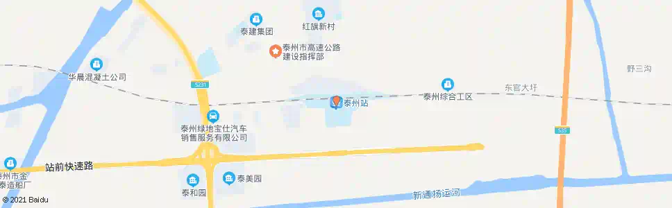 泰州火车站_公交站地图_泰州公交_妙搜公交查询2025