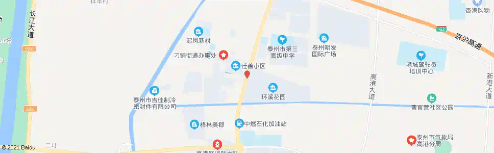 泰州虹雨商城_公交站地图_泰州公交_妙搜公交查询2025