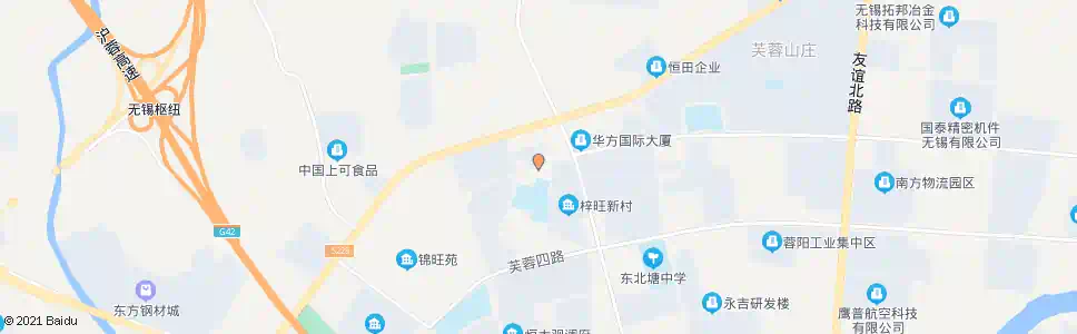 无锡梓旺新村(芙蓉三路)_公交站地图_无锡公交_妙搜公交查询2025