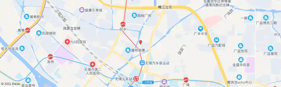 无锡庆丰路(惠勤路_公交站地图_无锡公交_妙搜公交查询2025