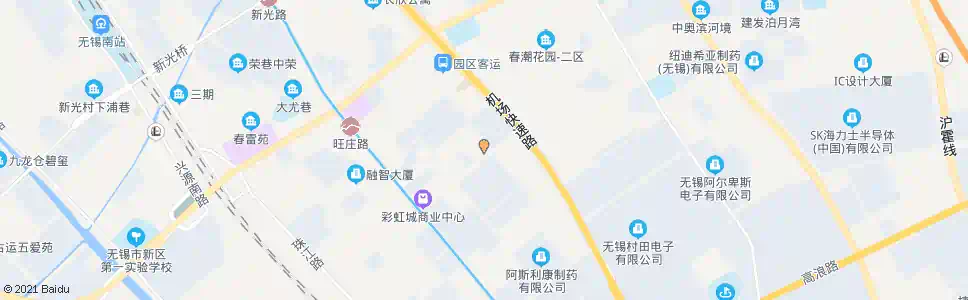 无锡汉江路_公交站地图_无锡公交_妙搜公交查询2025