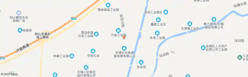无锡振胡北路(陆藕路)_公交站地图_无锡公交_妙搜公交查询2025