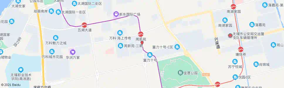 无锡立信大道(大通路)_公交站地图_无锡公交_妙搜公交查询2025