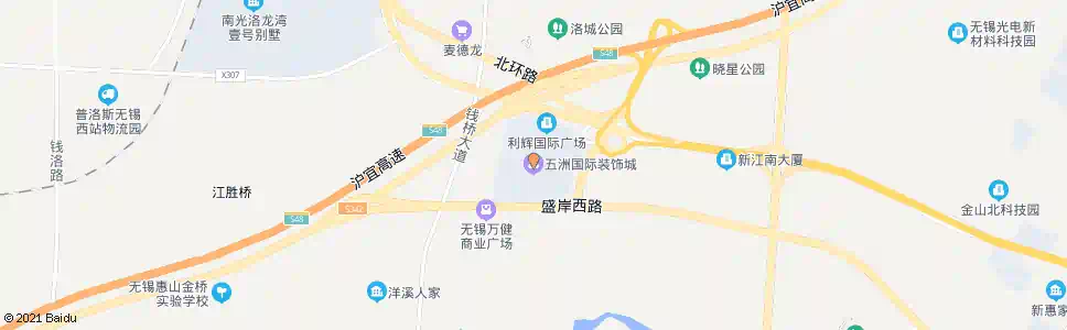 无锡五洲国际_公交站地图_无锡公交_妙搜公交查询2025