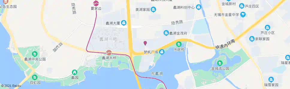 无锡蠡湖苑_公交站地图_无锡公交_妙搜公交查询2025
