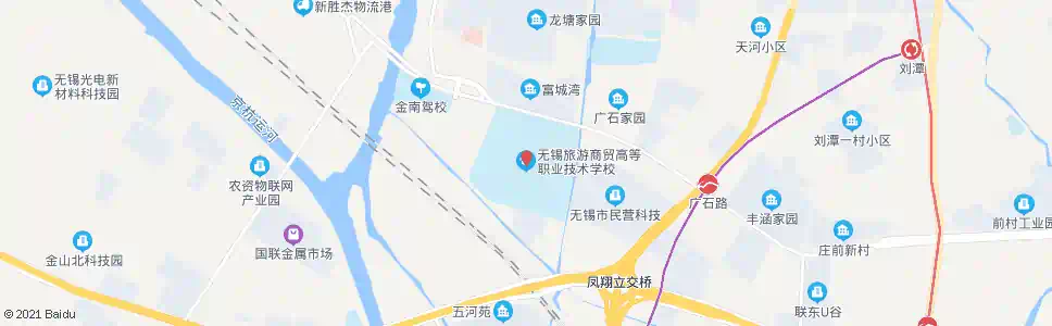 无锡旅游商贸学校_公交站地图_无锡公交_妙搜公交查询2025
