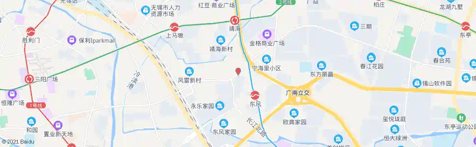 无锡江海新村_公交站地图_无锡公交_妙搜公交查询2025