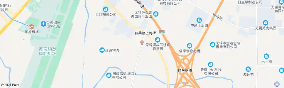 无锡硕放职校_公交站地图_无锡公交_妙搜公交查询2025