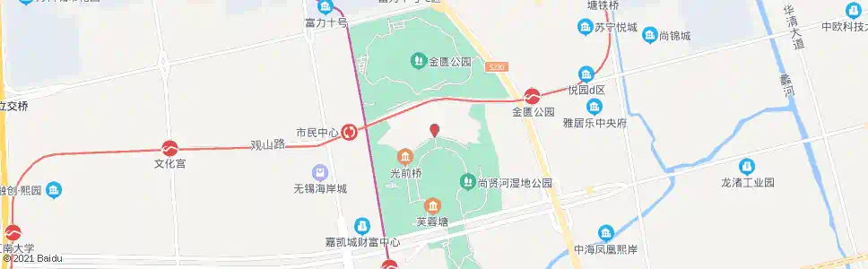 无锡宜城街办_公交站地图_无锡公交_妙搜公交查询2025