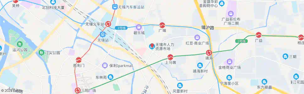 无锡市人力资源市场_公交站地图_无锡公交_妙搜公交查询2025