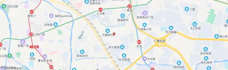 无锡风雷新村_公交站地图_无锡公交_妙搜公交查询2025