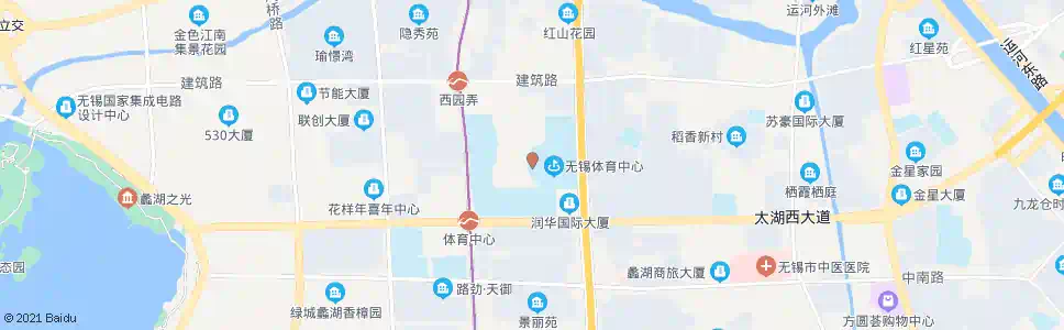 无锡体育中心西大门_公交站地图_无锡公交_妙搜公交查询2025