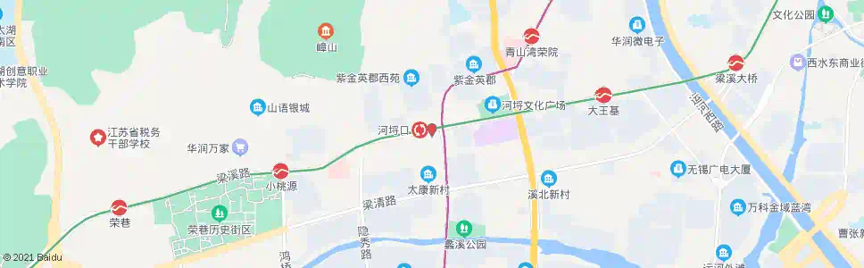 无锡河埒口_公交站地图_无锡公交_妙搜公交查询2025