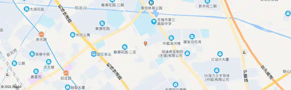 无锡泰山路(锡士路)_公交站地图_无锡公交_妙搜公交查询2025