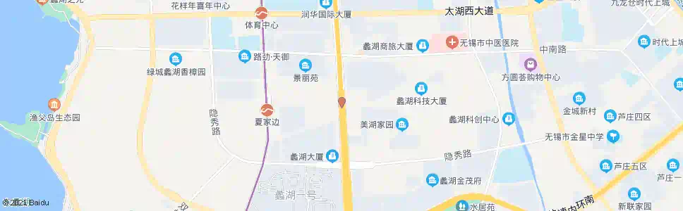无锡望山路(蠡湖大道)_公交站地图_无锡公交_妙搜公交查询2025