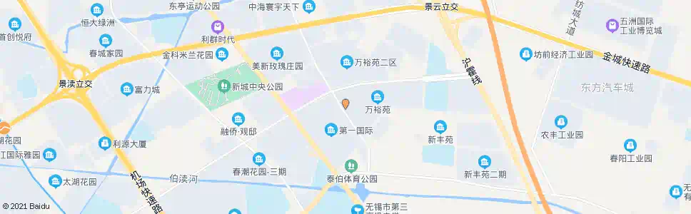 无锡万裕苑西大门_公交站地图_无锡公交_妙搜公交查询2025