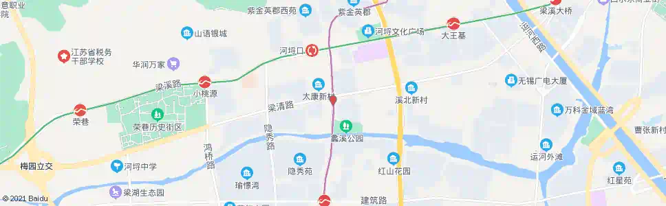 无锡蠡溪桥_公交站地图_无锡公交_妙搜公交查询2025