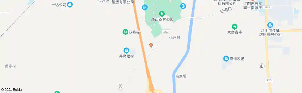 无锡花山村委_公交站地图_无锡公交_妙搜公交查询2025
