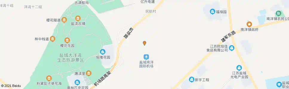 盐城盐城南洋机场_公交站地图_盐城公交_妙搜公交查询2025