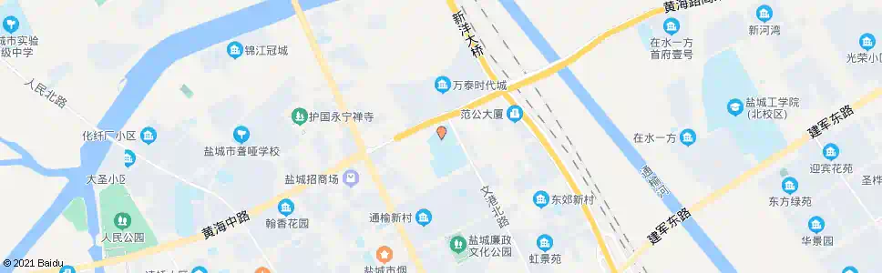 盐城实验小学_公交站地图_盐城公交_妙搜公交查询2025