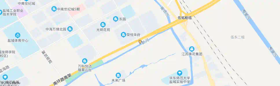 盐城康居路_公交站地图_盐城公交_妙搜公交查询2025